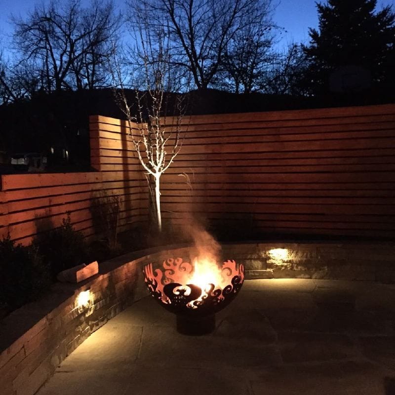 Custom Layered fire effect Fire Pit