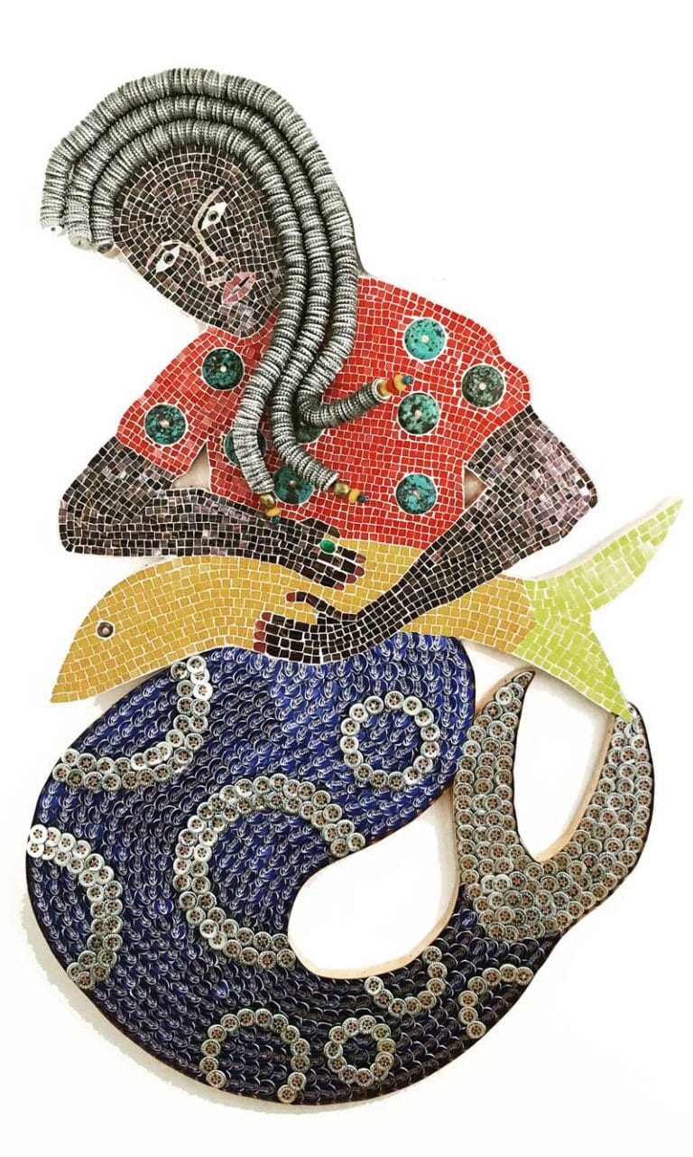 LaSiren III Bottle Cap Mosaic