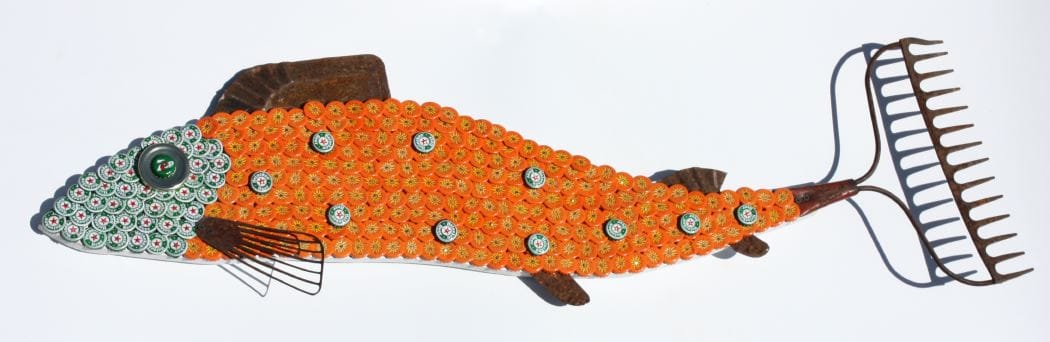 Bottle Cap Mosaic Fish No. 50, 2011