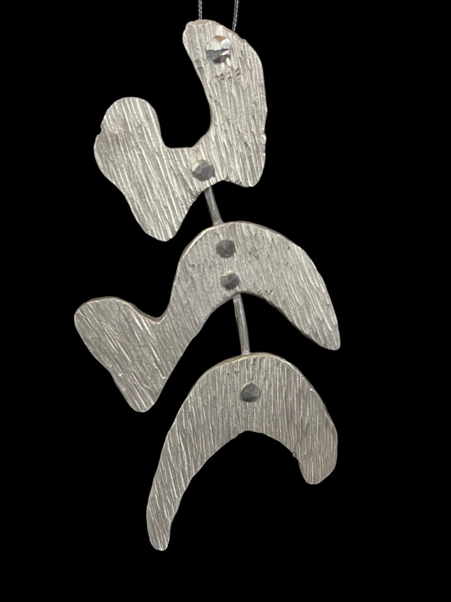 Sashay— Cold Forged Aluminum Pendant