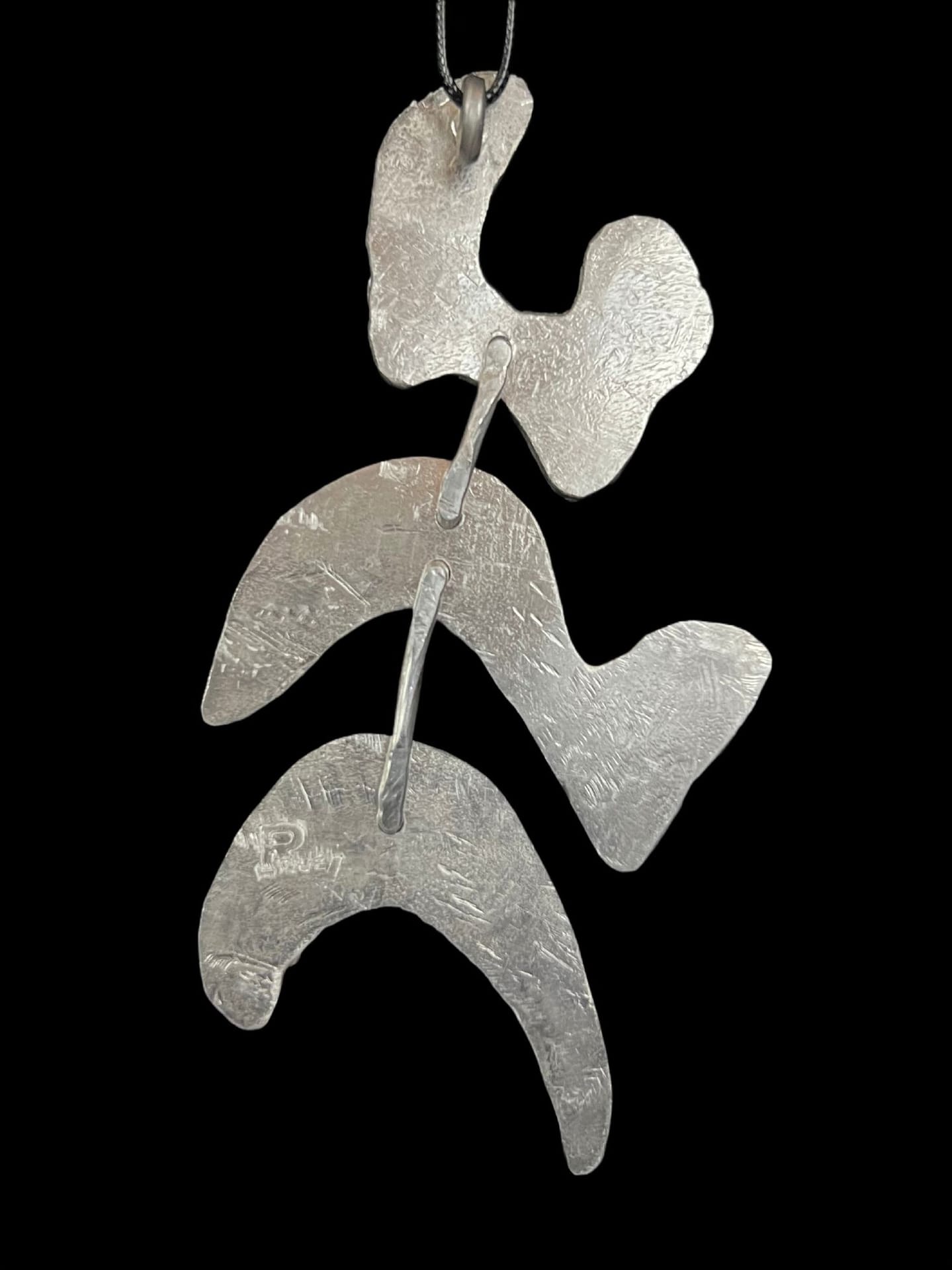 Sashay— Cold Forged Aluminum Pendant