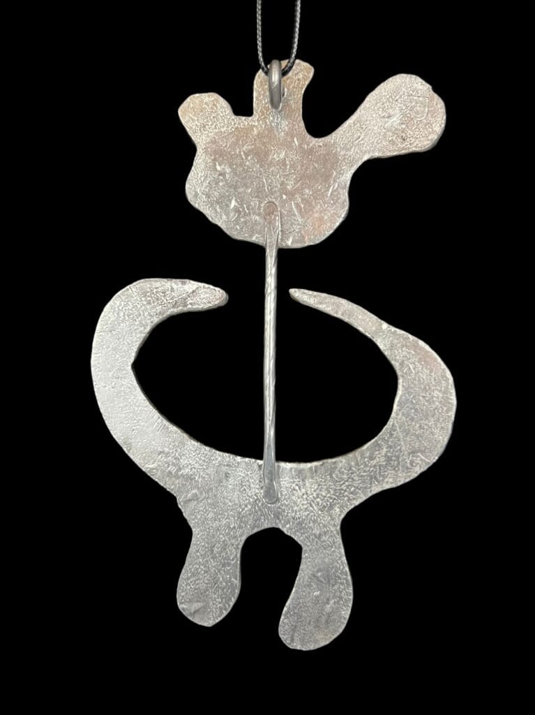 Self Embrace— Cold Forged Aluminum Pendant