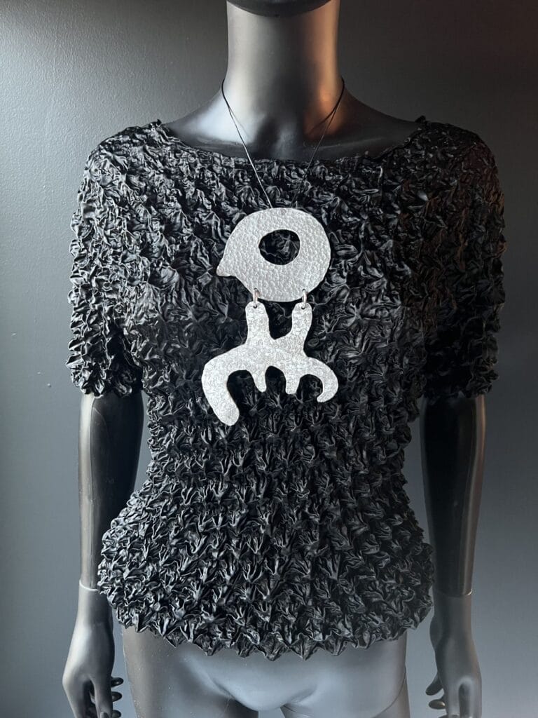 Hold That Thought— Cold Forged Aluminum Pendant