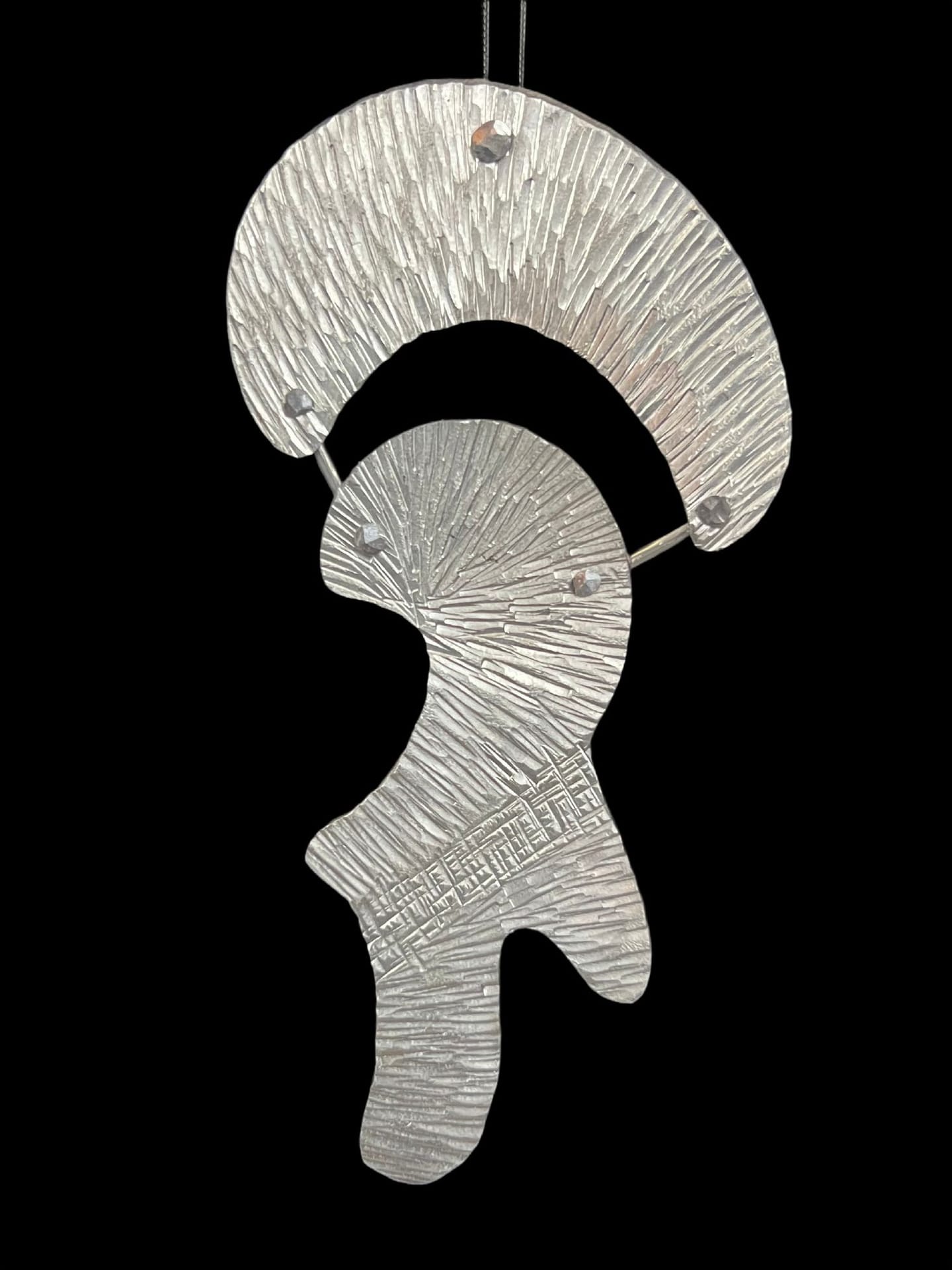 Skydive— Cold Forged Aluminum Pendant