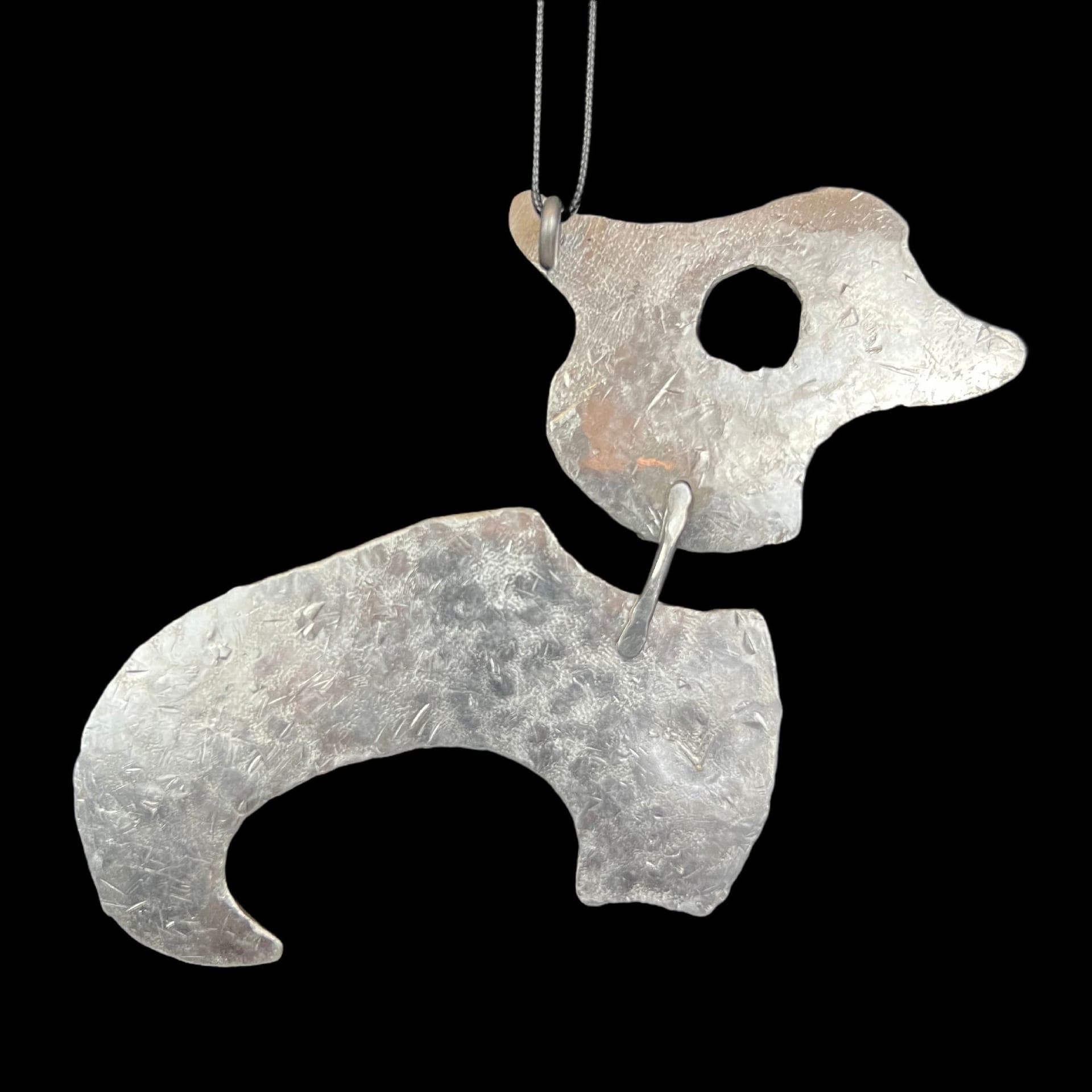 Playful— Cold Forged Aluminum Pendant