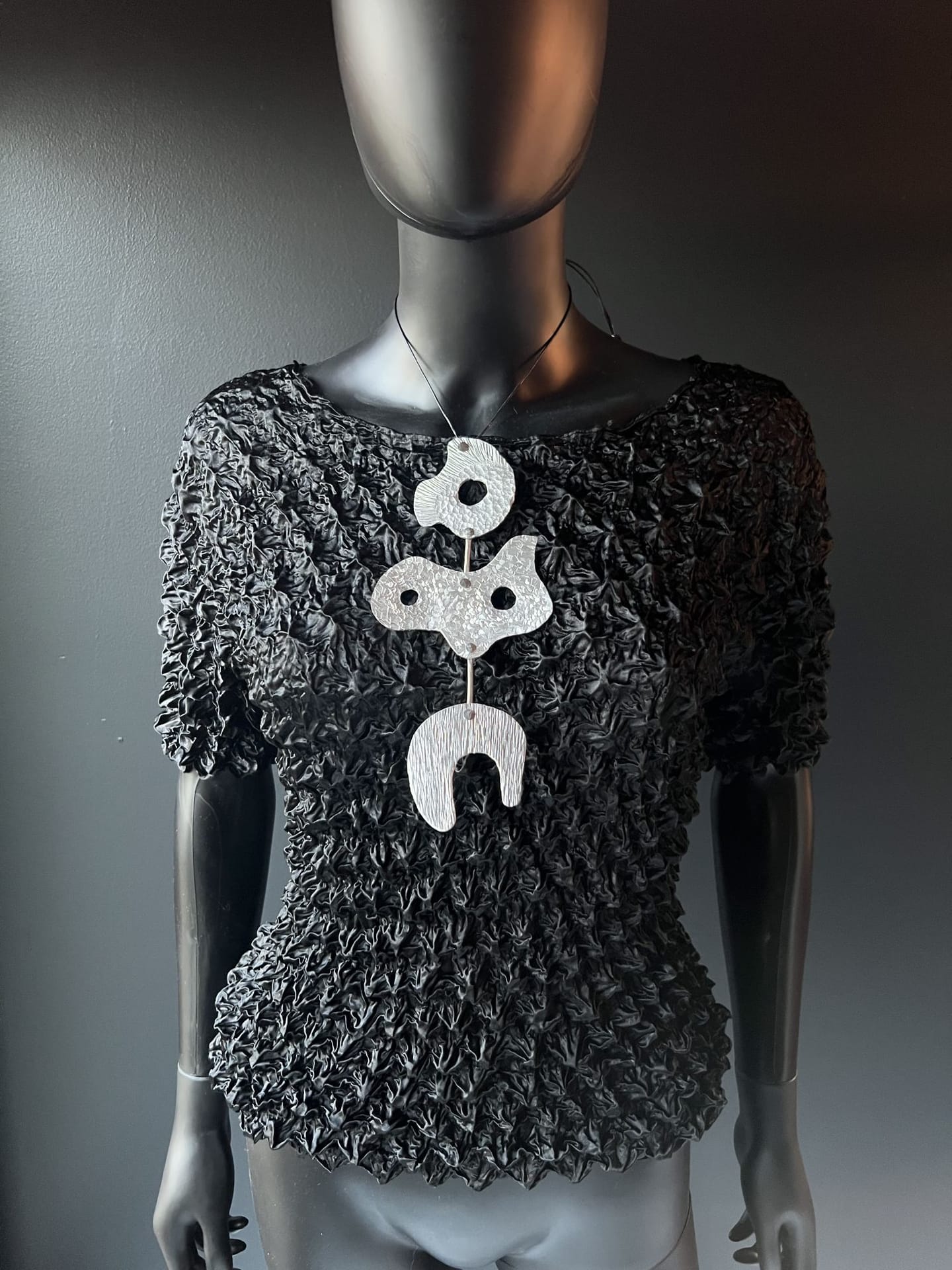 Contrapposto— Cold Forged Aluminum Pendant