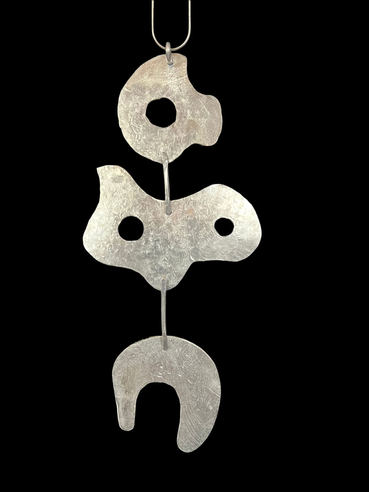 Contrapposto— Cold Forged Aluminum Pendant