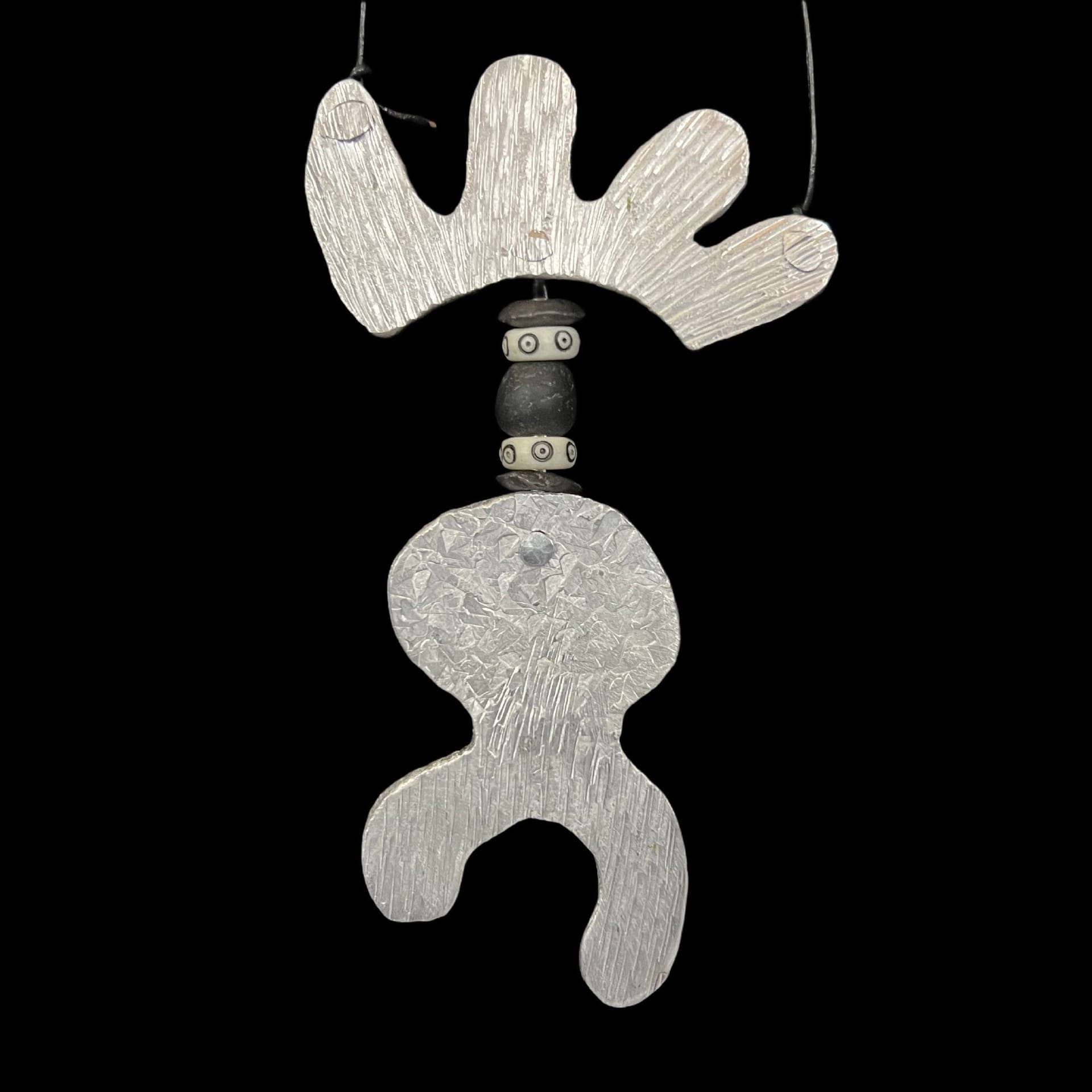 Ceremonial Dance— Cold Forged Aluminum Pendant