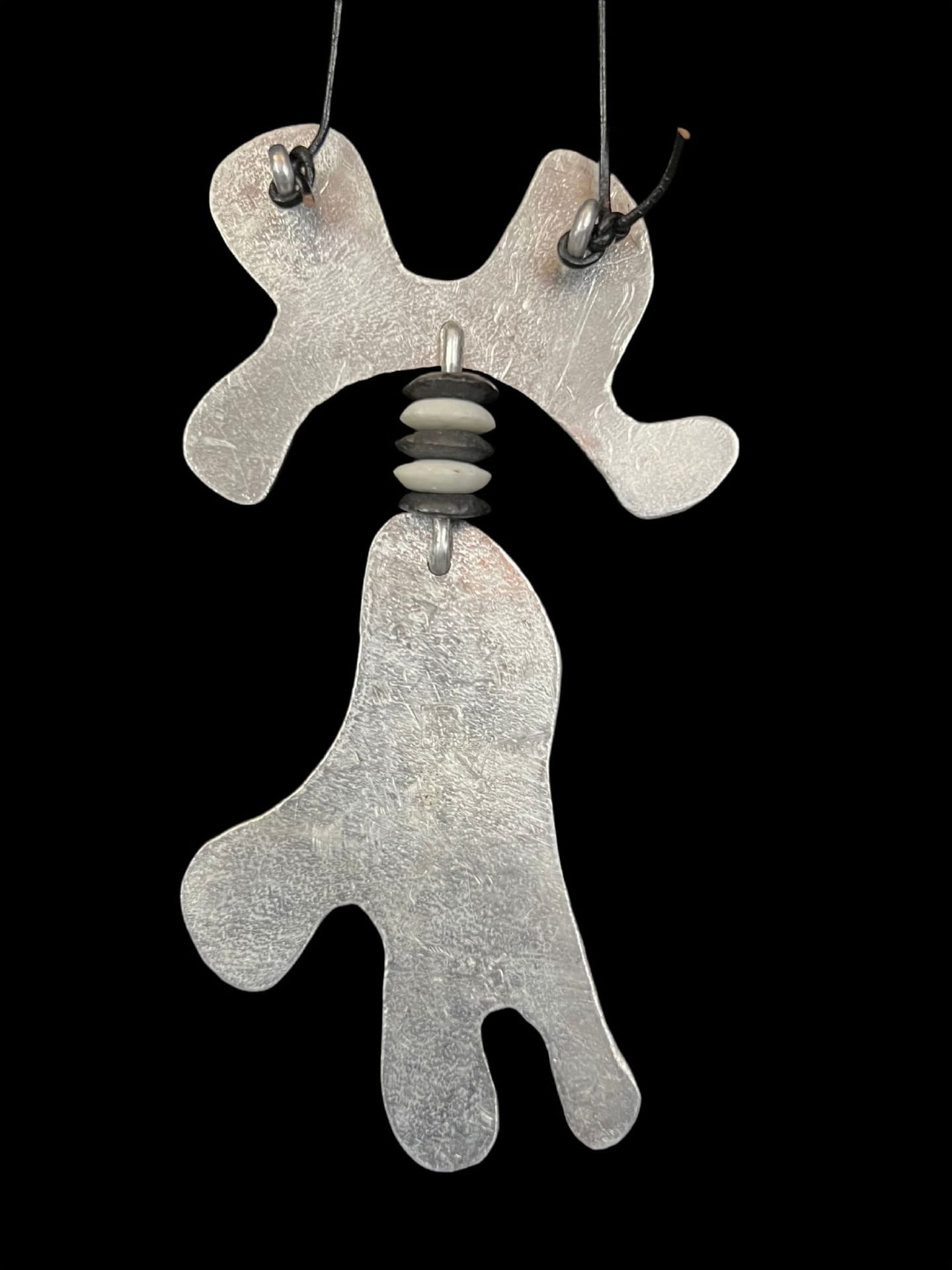 Grass Spirit— Cold Forged Aluminum Pendant