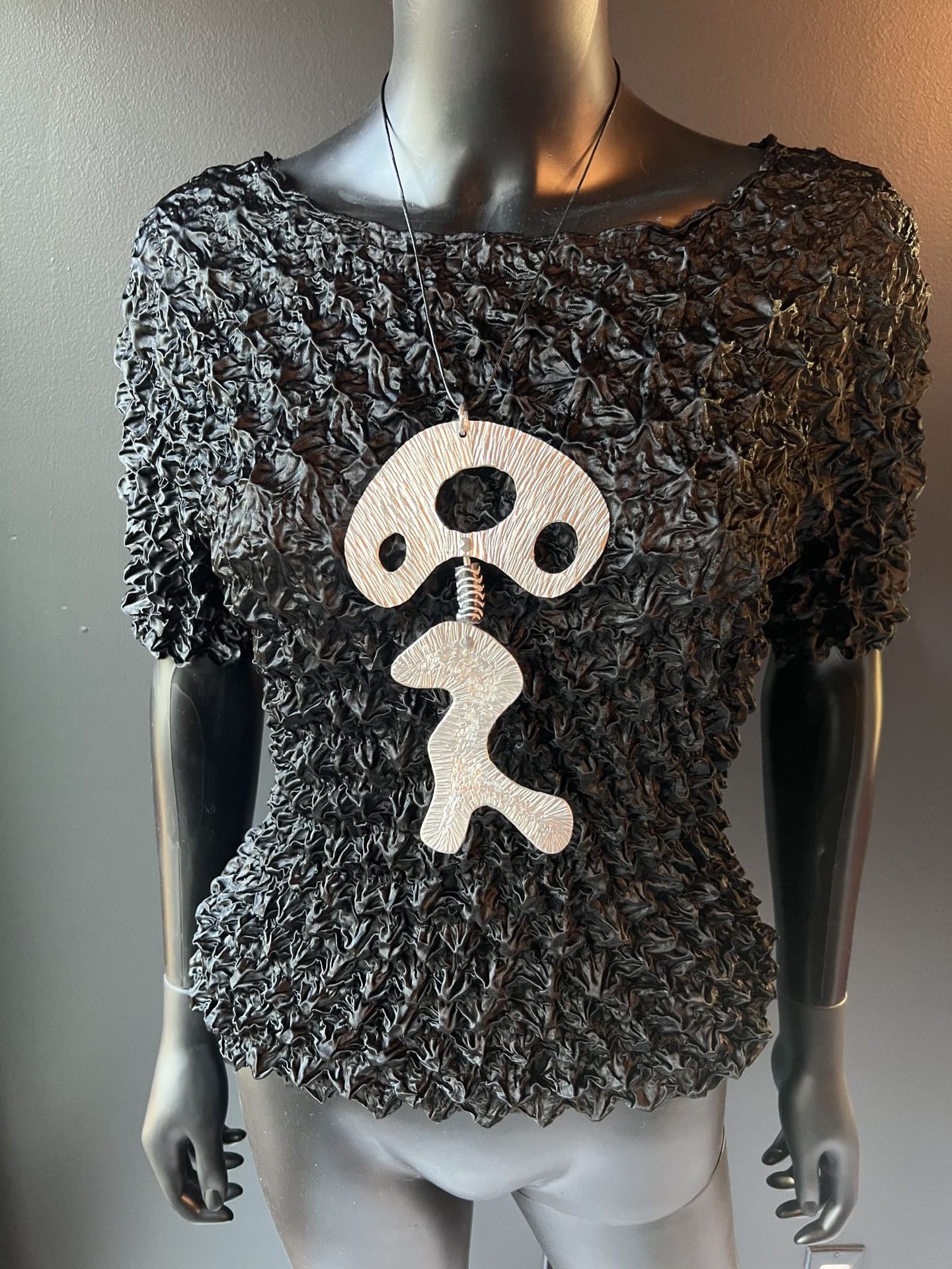 On The Path— Cold Forged Aluminum Pendant
