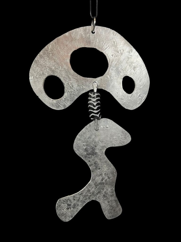 On The Path— Cold Forged Aluminum Pendant