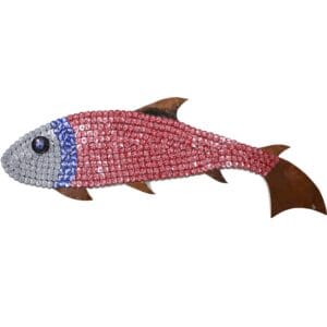Bottle Cap Fish Mosaic No. 59, 2017